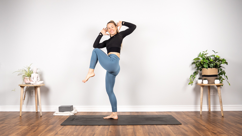 Power yoga fit flow pour les jambes